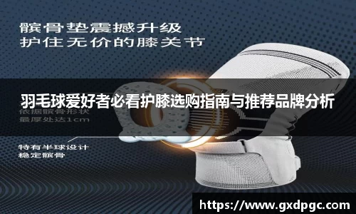 羽毛球爱好者必看护膝选购指南与推荐品牌分析