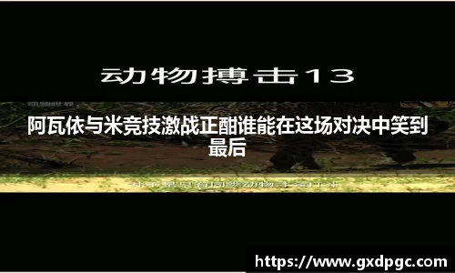 阿瓦依与米竞技激战正酣谁能在这场对决中笑到最后